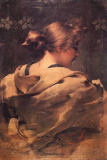 Franciszek zmurko Portrait of a Young Woman